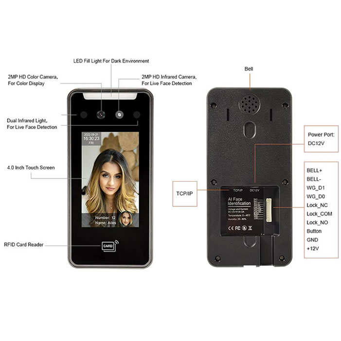 AI21 Dynamic Facial Recognition System Terminal